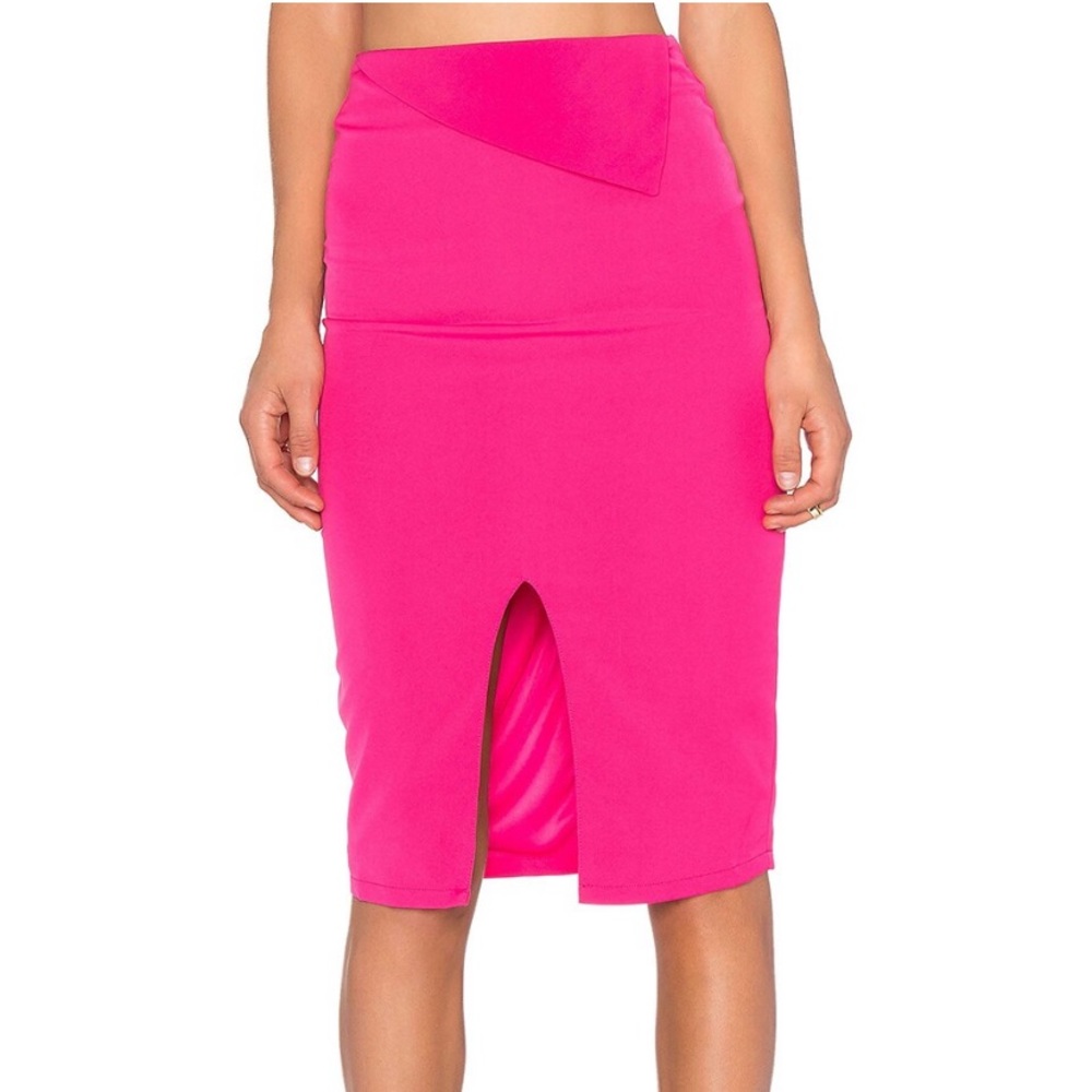 Revolve Tiger Mist Fuschia Pencil Skirt Sz. M